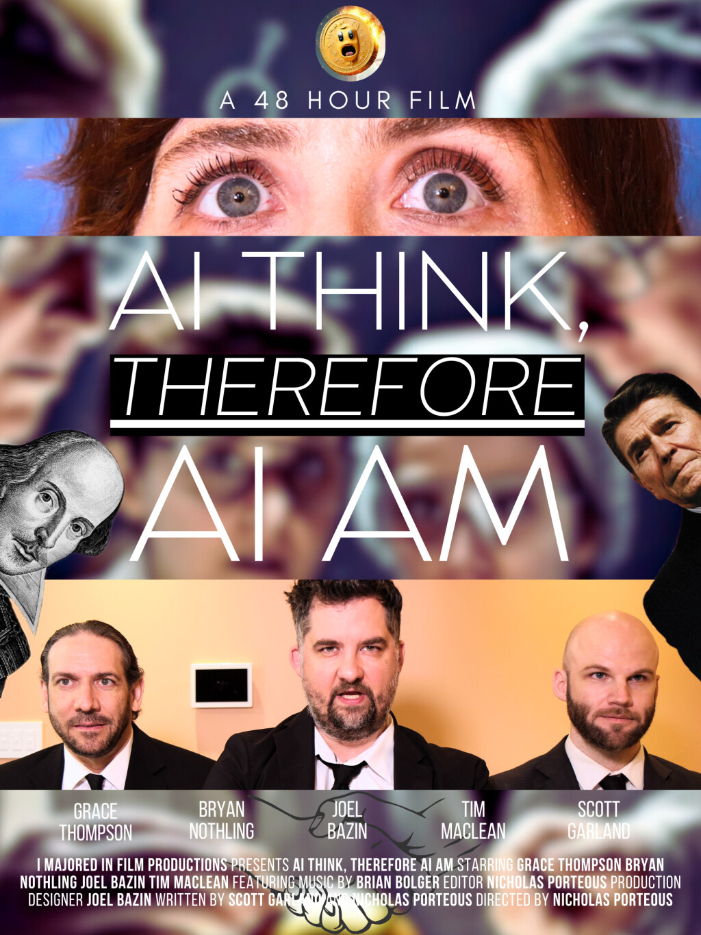 Filmposter for AI THINK, THEREFORE AI AM